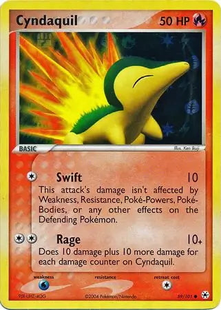 EX Hidden Legends Cyndaquil #59/101 reverse holo